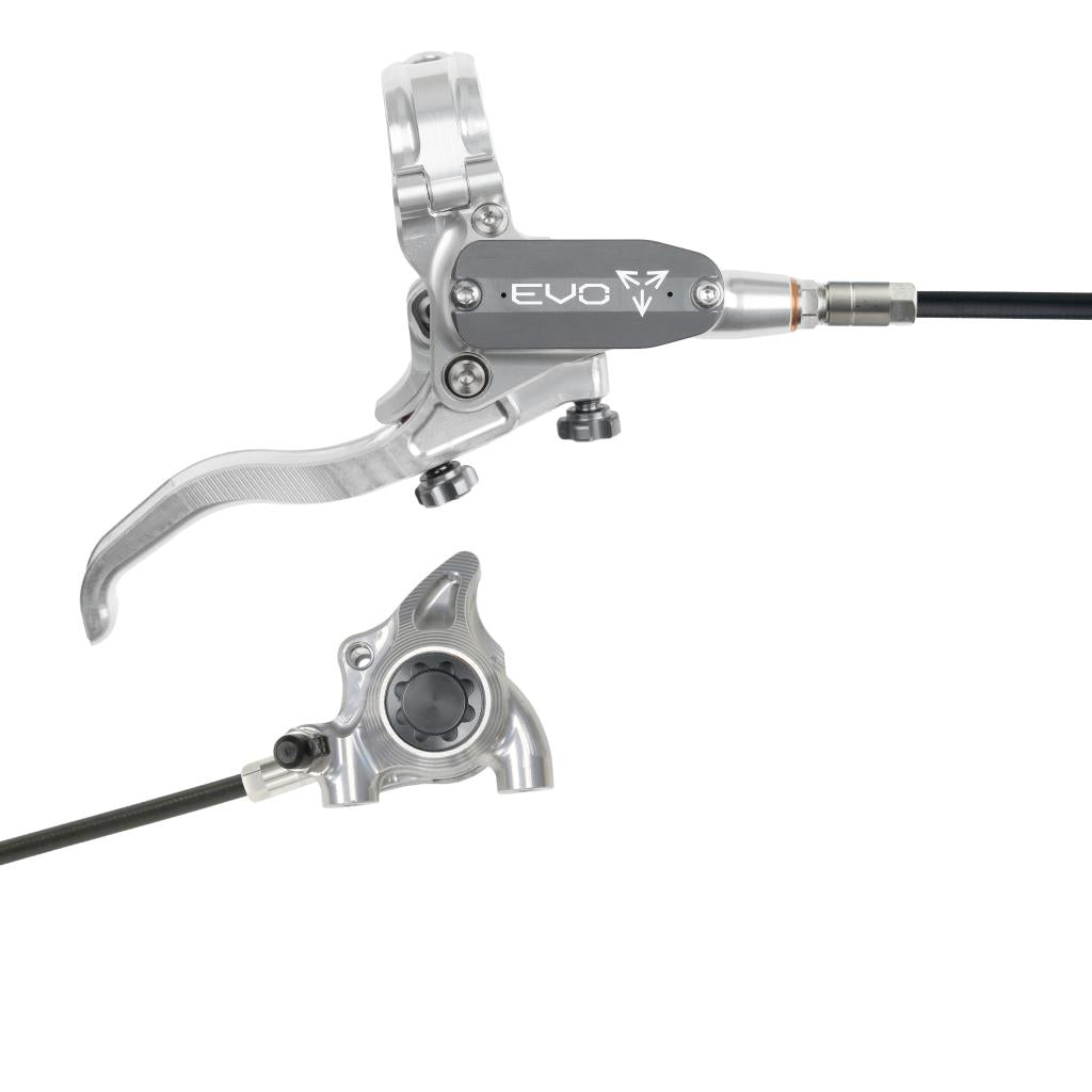Freno trasero HOPE TECH 4 EVO X2 FM Plata/Humo