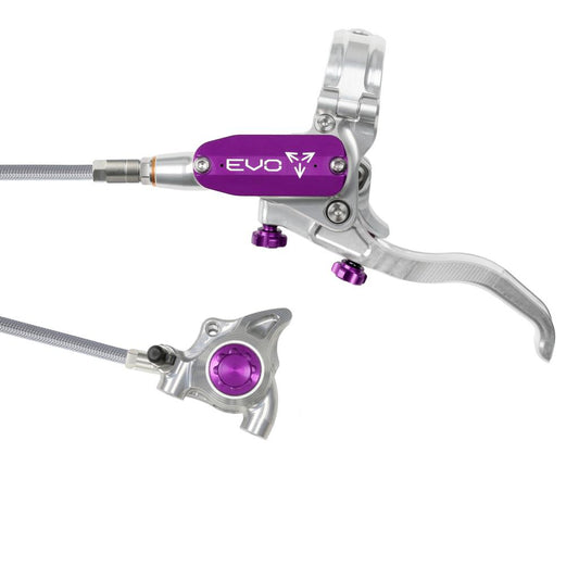 Freno delantero HOPE TECH 4 EVO X2 FM Aviation Plata/Violeta