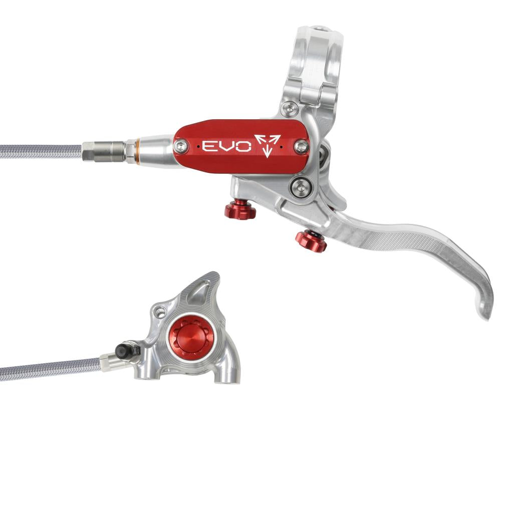 Freno delantero HOPE TECH 4 EVO X2 FM Aviation Plata/Rojo