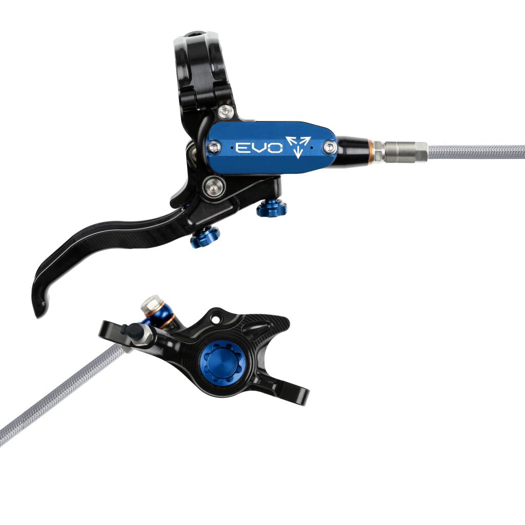 Freno trasero HOPE TECH 4 EVO X2 PM Aviation Negro/Azul