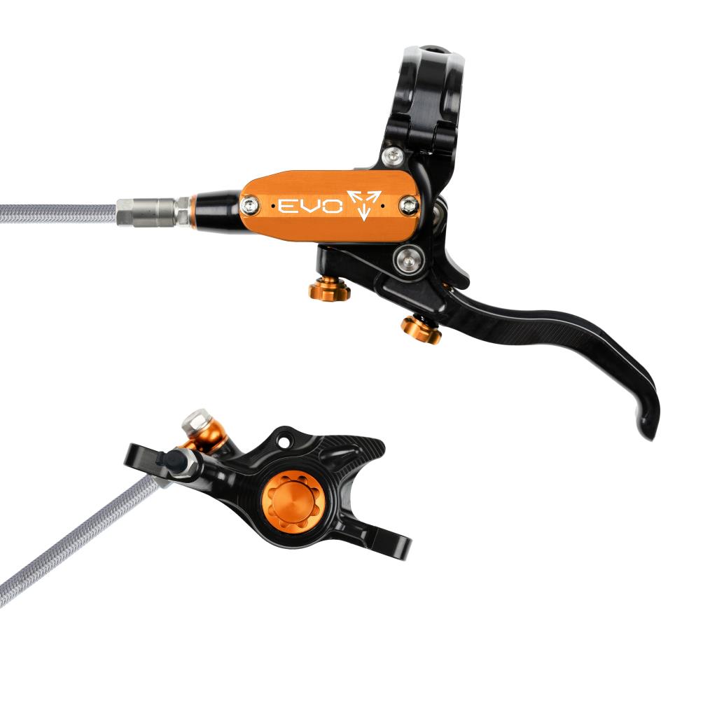 Freno delantero HOPE TECH 4 EVO X2 PM Aviation Negro/Naranja