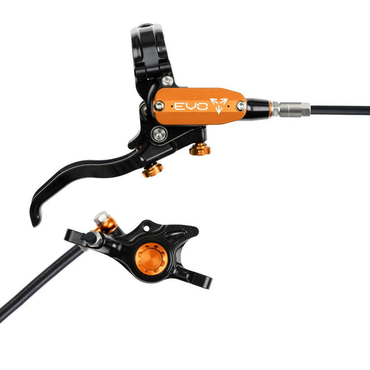 Freno trasero HOPE TECH 4 EVO X2 PM Negro/Naranja