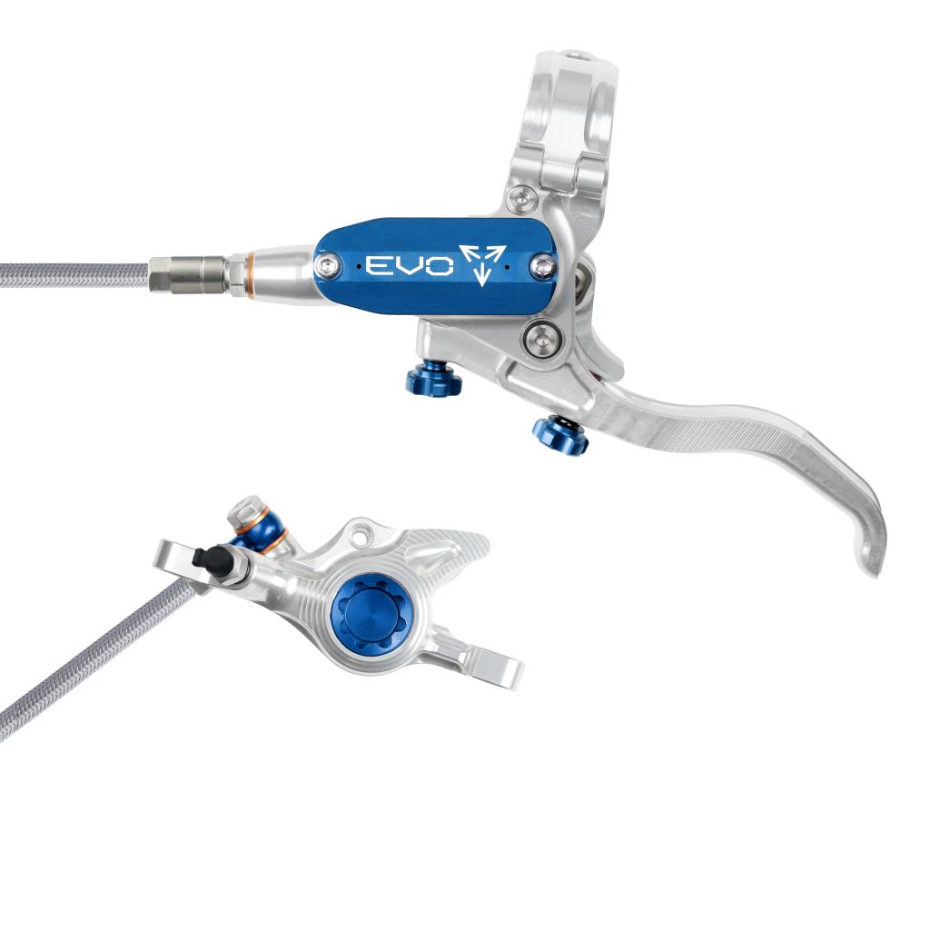Freno delantero HOPE TECH 4 EVO X2 PM Aviation Plata/Azul