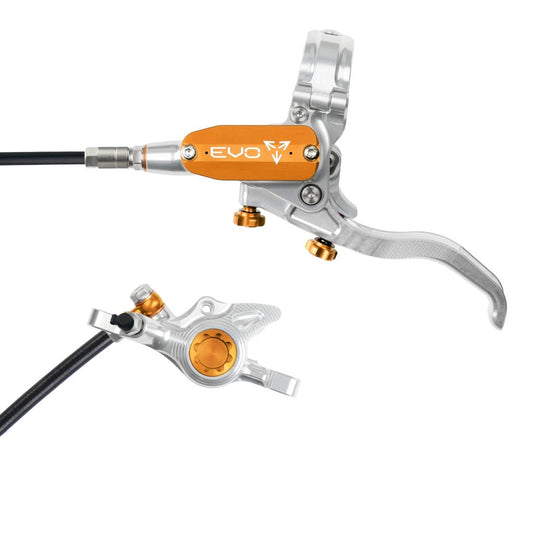 Freno delantero HOPE TECH 4 EVO X2 PM Plata/Naranja