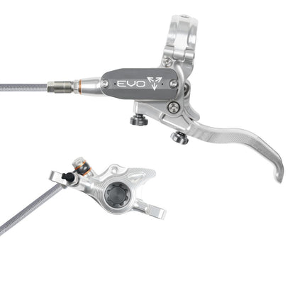 Freno Delantero HOPE TECH 4 EVO X2 PM Aviation Plata/Ahumado
