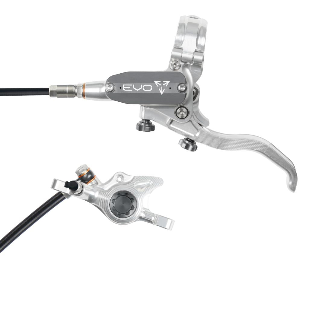 Freno delantero HOPE TECH 4 EVO X2 PM Plata/Humo