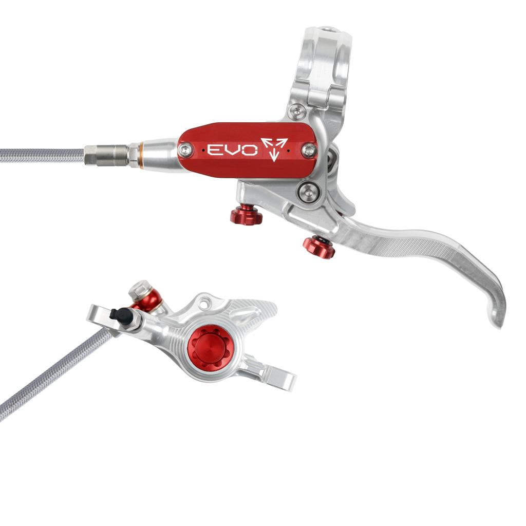 Freno delantero HOPE TECH 4 EVO X2 PM Aviation Plata/Rojo