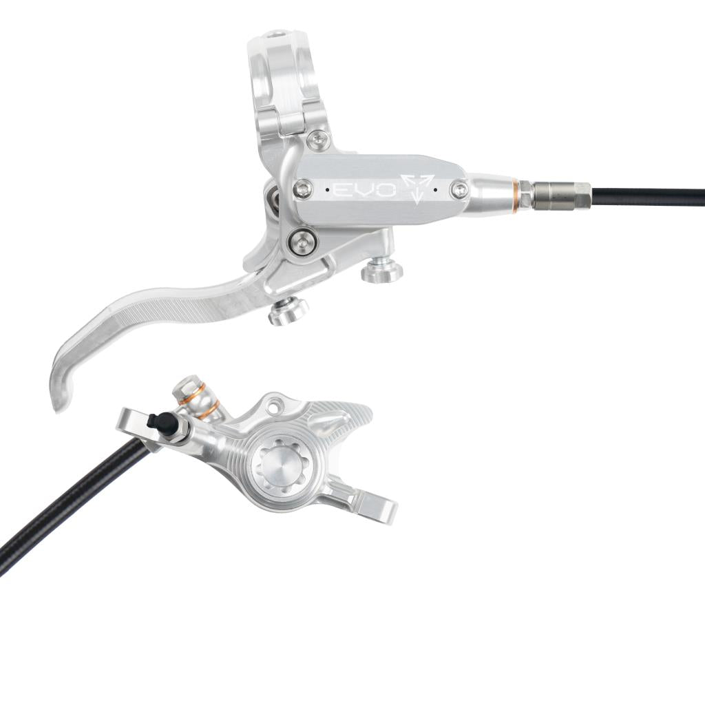 Freno trasero HOPE TECH 4 EVO X2 PM Plata