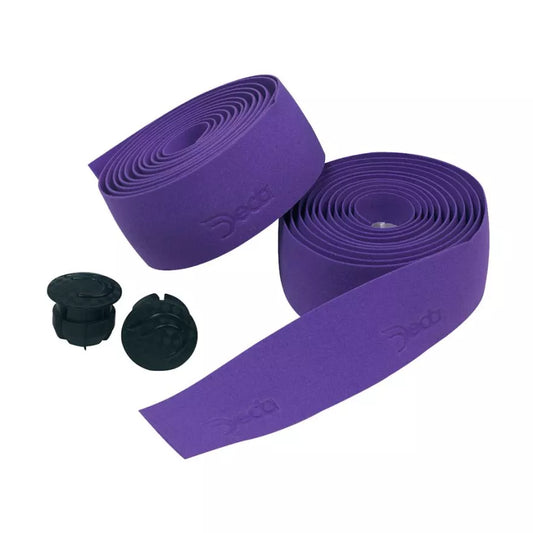 Cinta para manillar DEDA ELEMENTI CORK, color violeta