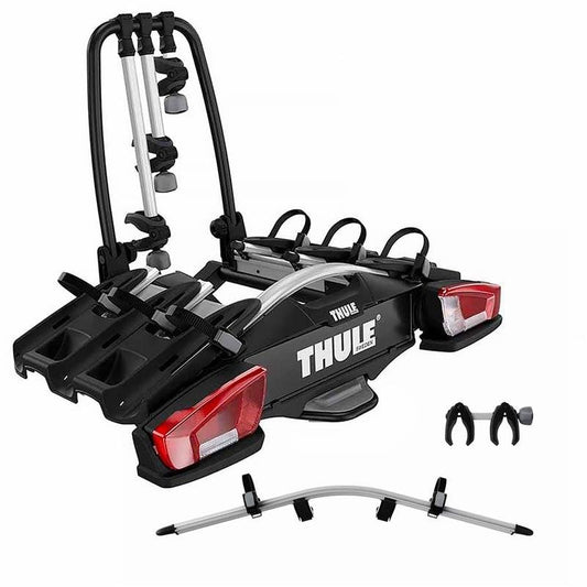 THULE VELOCOMPACT Pack portabicicletas de 3 + adaptador para 4 bicicletas