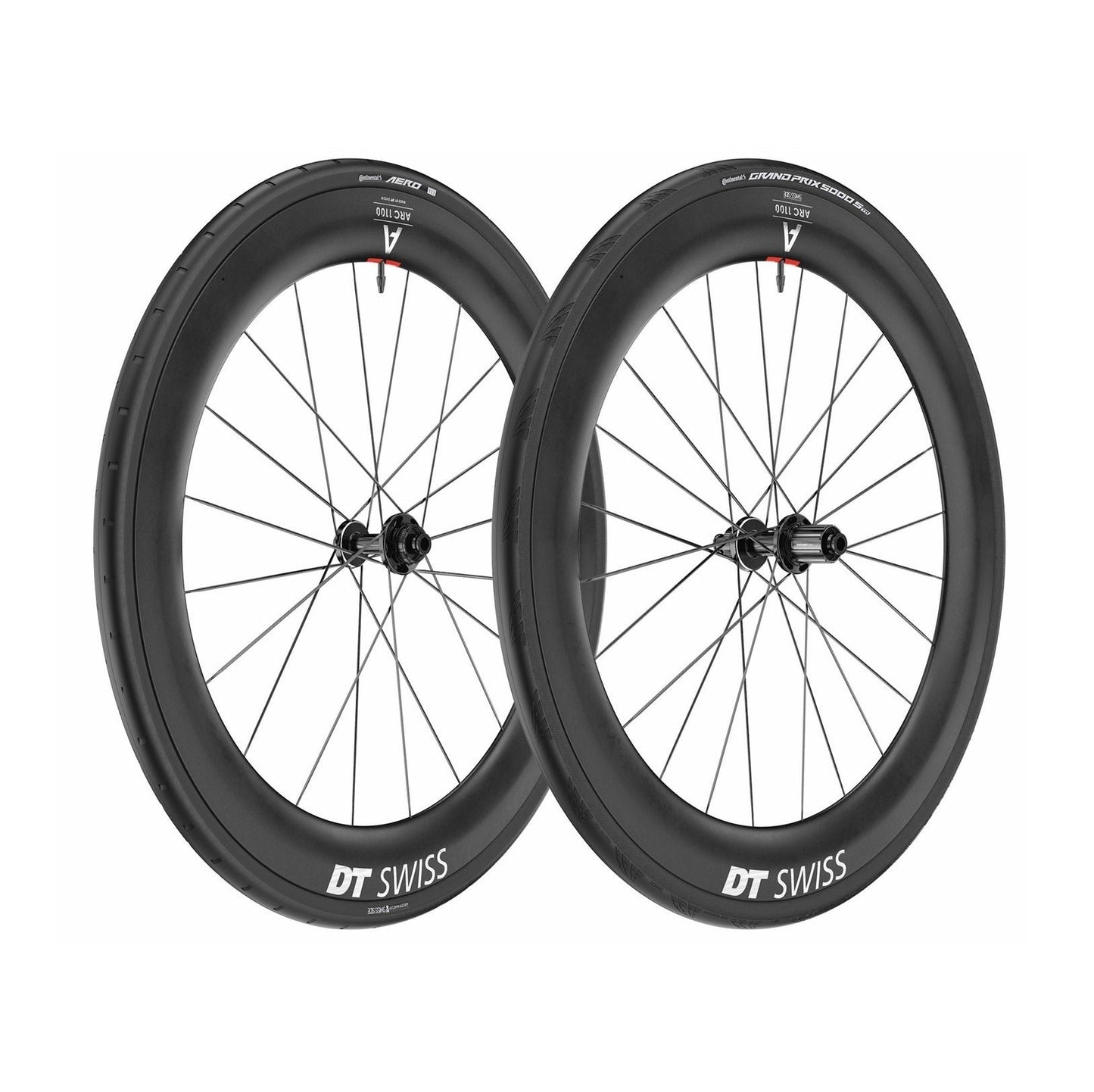 Par de ruedas DT SWISS ARC 1100 DICUT WTS 55 Tubeless Ready (Center Lock)
