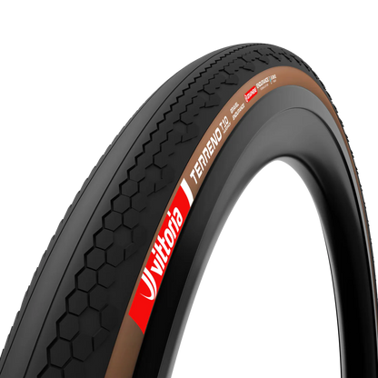 Neumático VITTORIA TERRENO T10 HARDPACK Gravel Endurance 700c Tubeless Ready Flexible Marrón