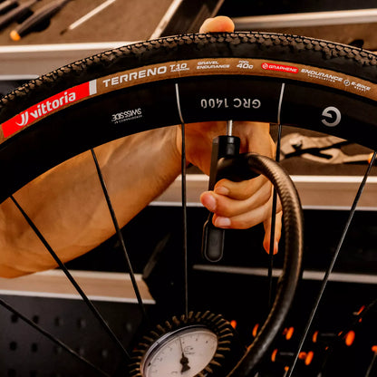 Neumático VITTORIA TERRENO T10 HARDPACK Gravel Endurance 700c Tubeless Ready Flexible Marrón