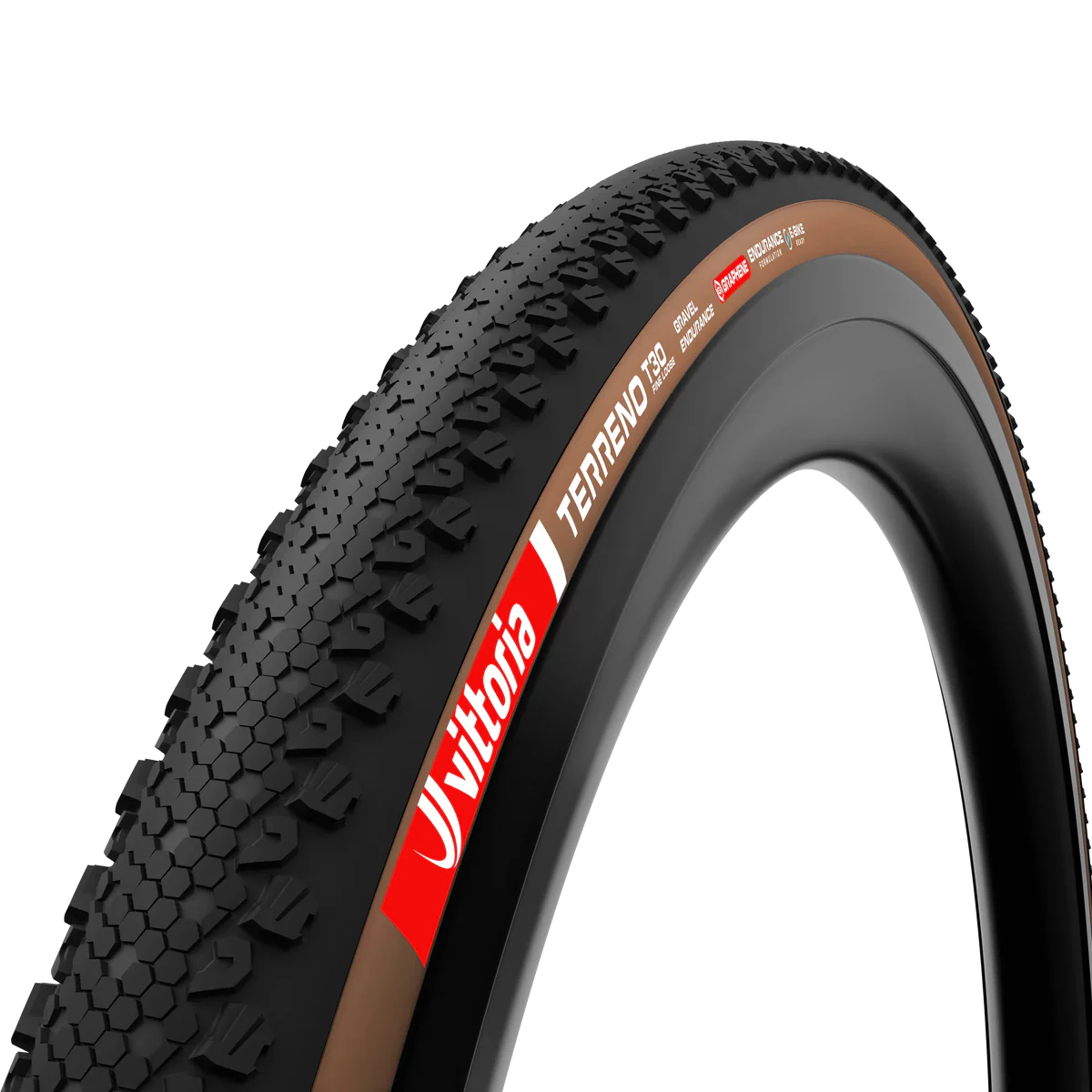 Neumático VITTORIA TERRENO T30 FINE LOOSE 700x45c Gravel Endurance Tubeless Ready Blando Marrón