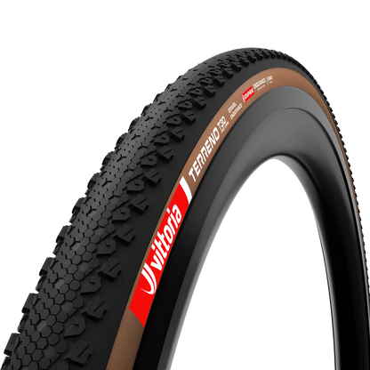 Neumático VITTORIA TERRENO T30 FINE LOOSE Gravel Endurance 700c Tubeless Ready Flexible Marrón