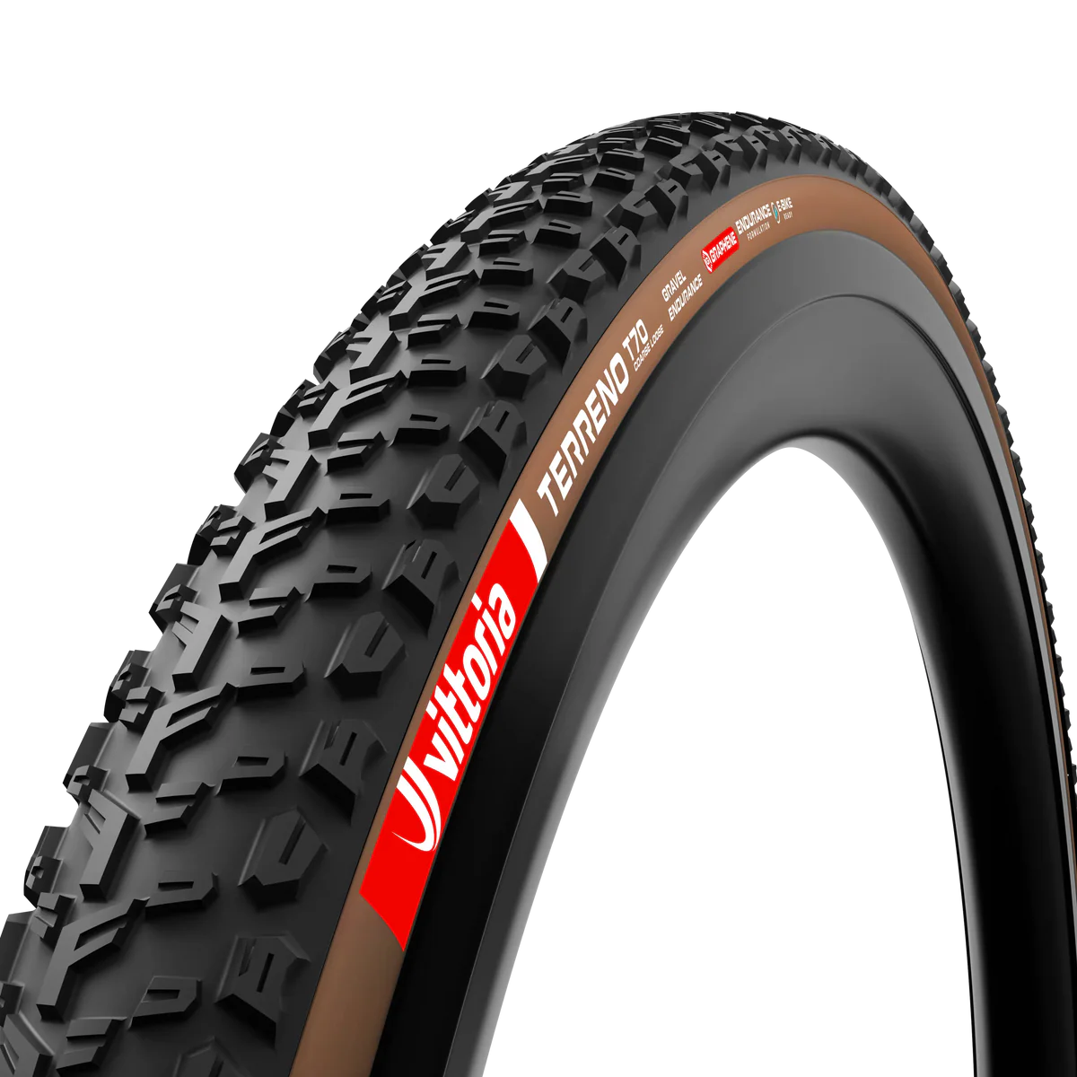 Neumático VITTORIA TERRENO T70 COARSE LOOSE 700x40c Gravel Endurance Tubeless Ready Blando Marrón