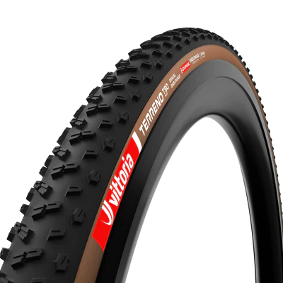Neumático VITTORIA TERRENO T90 MUD 700x45c Gravel Endurance Tubeless Ready Blando Marrón