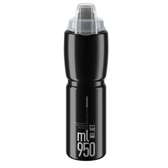 Botella de agua ELITE JET PLUS Negra