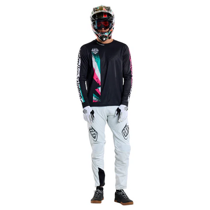 Camiseta TROY LEE DESIGNS SPRINT FULL PULL Mangas Largas Negro