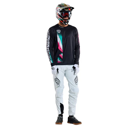 Camiseta TROY LEE DESIGNS SPRINT FULL PULL Mangas Largas Negro