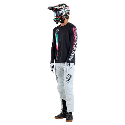 Camiseta TROY LEE DESIGNS SPRINT FULL PULL Mangas Largas Negro