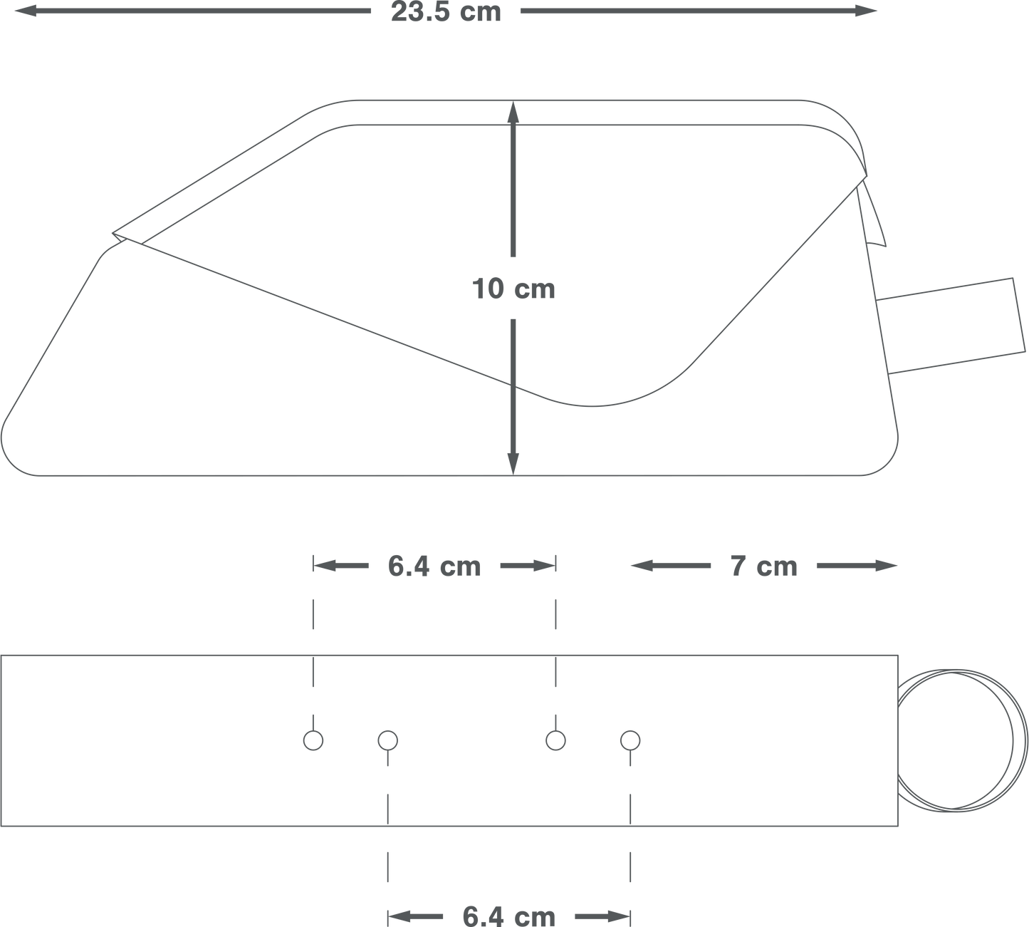 Bolsa para cuadro APIDURA RACING BOLT-ON TOP TUBE PACK 1 L Negro