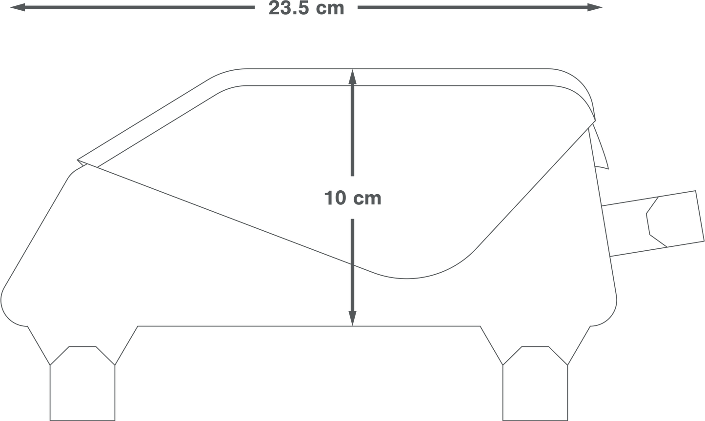 APIDURA RACING TOP TUBE PACK Bolsa Cuadro 1 L Negro