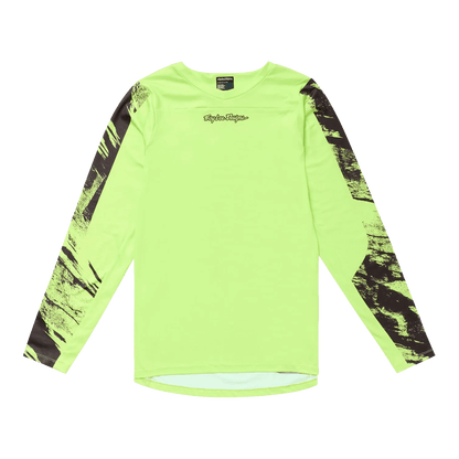 Maillot TROY LEE DESIGNS SKYLINE CHILL ROCKSLIDE Mangas Largas Amarillo