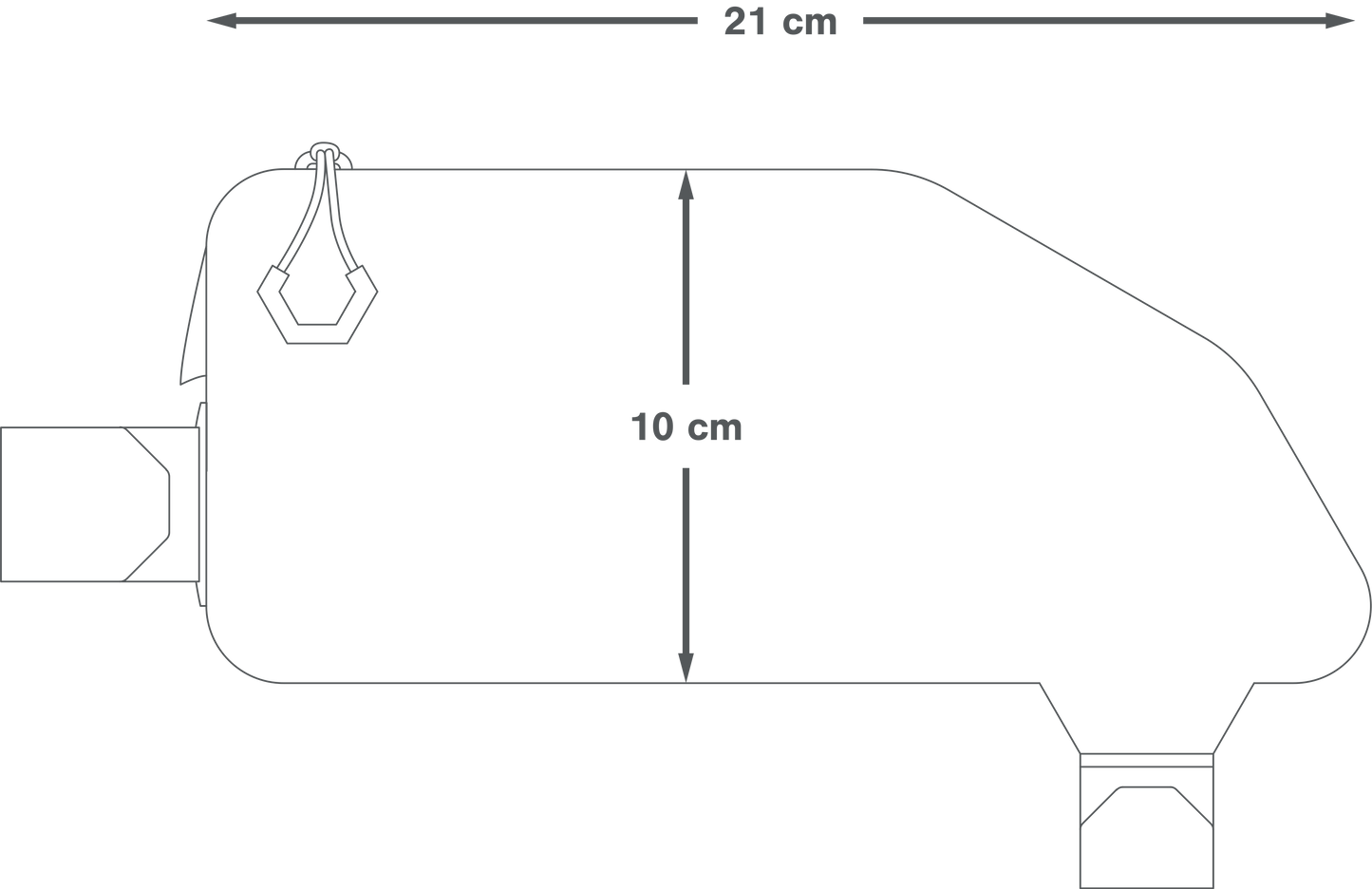 APIDURA EXPEDITION TOP TUB PACK Bolsa 1 L Cuadro Negro