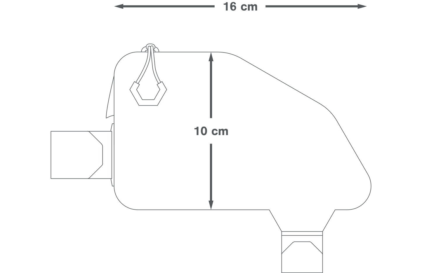 APIDURA EXPEDITION TOP TUB PACK Bolsa 0,5 L Cuadro Negro