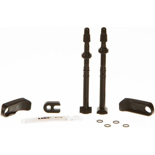 Kit 2 Válvulas Tubeless y soportes QUARQ TYREWIZ Zipp 303 FIRECREST Disco #11.3018.011.002