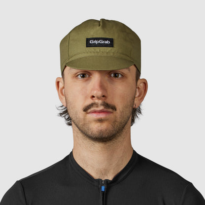 Gorra de ciclismo GRIPGRAB CLASSIC COTTON verde oliva