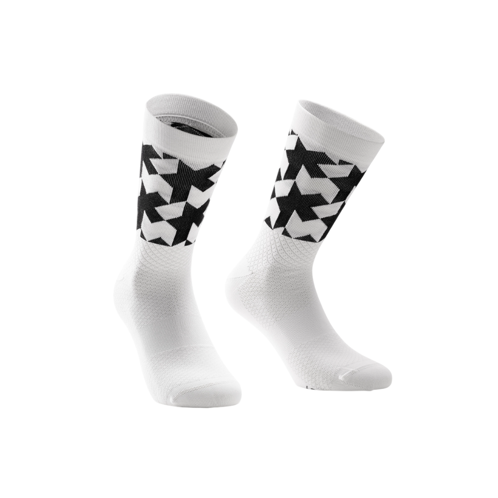 ASSOS MONOGRAM EVO Calcetines Blanco