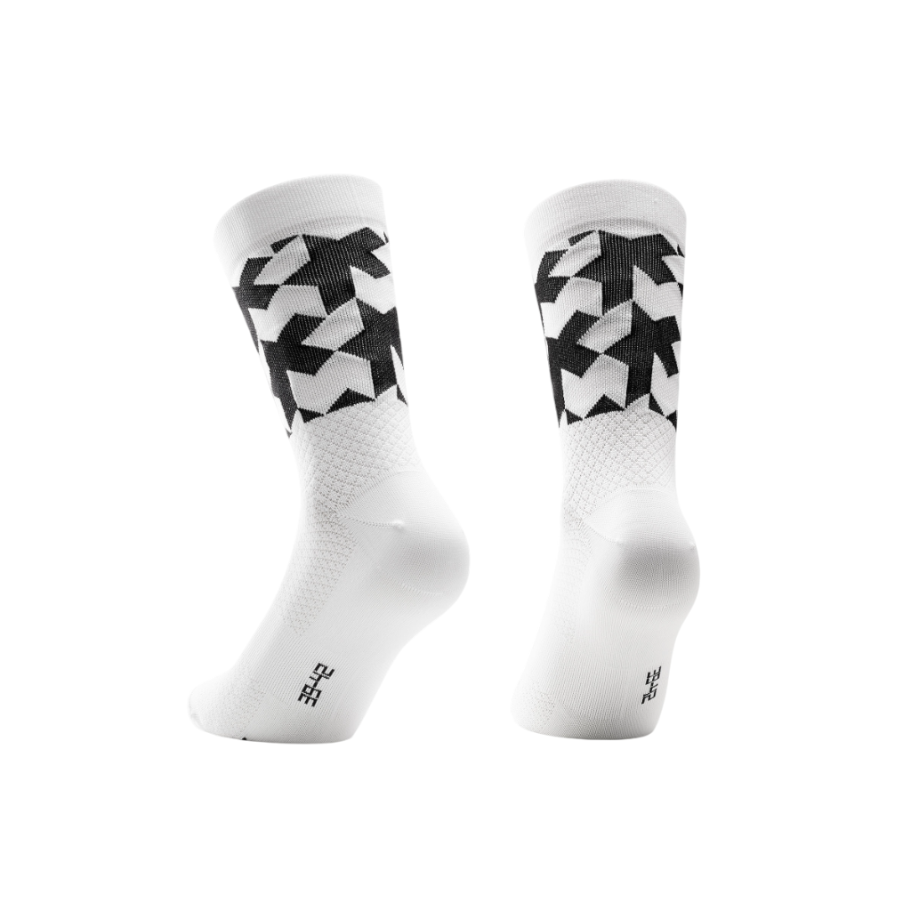 ASSOS MONOGRAM EVO Calcetines Blanco