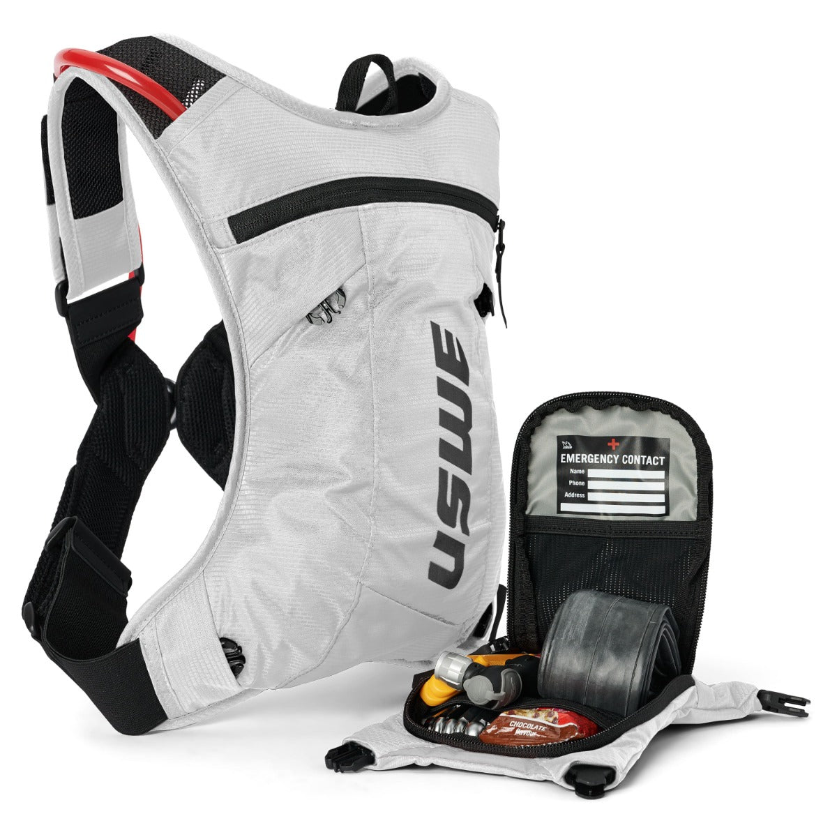 Bolsa de hidratación USWE MTB HYDRO 3 L Blanco