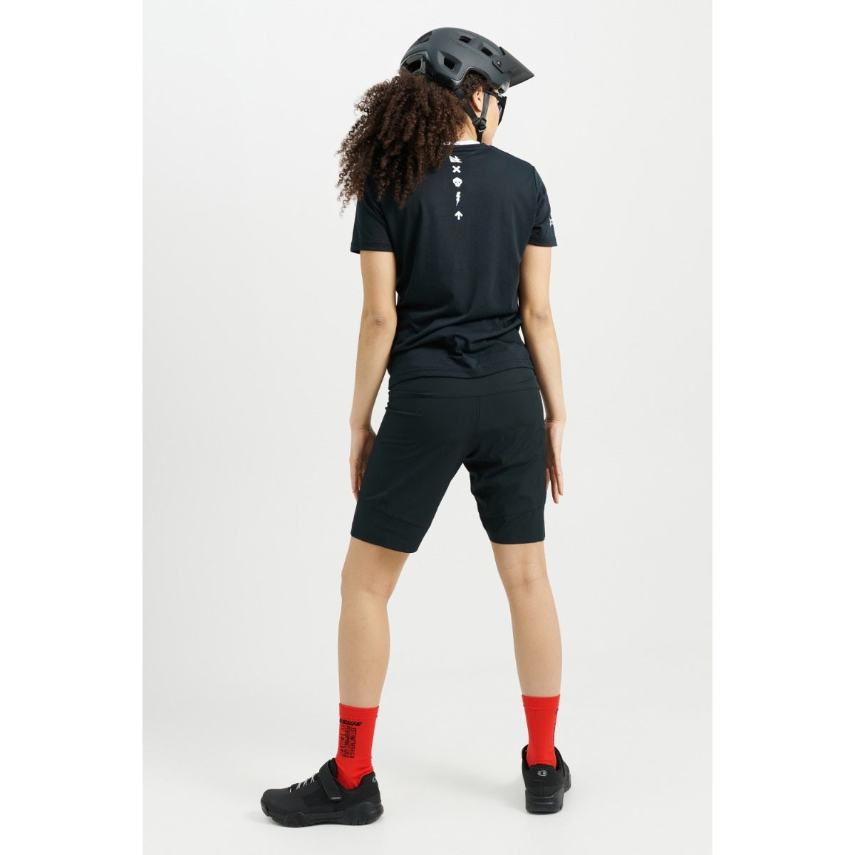 Pantalón Corto USWE HYBRID MTB Mujer Negro