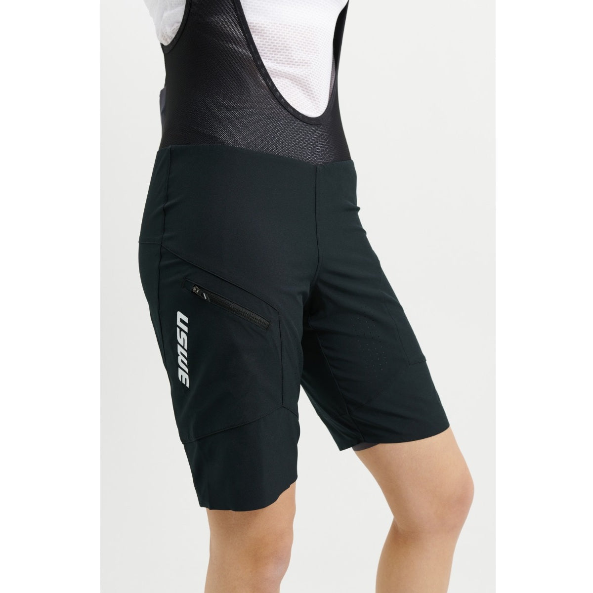 Pantalón Corto USWE HYBRID MTB Mujer Negro