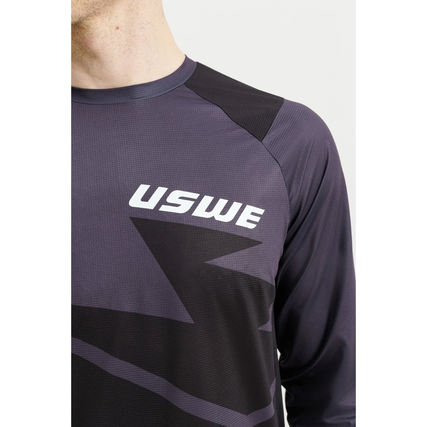 Maillot MTB USWE BERG Manga Larga Negro