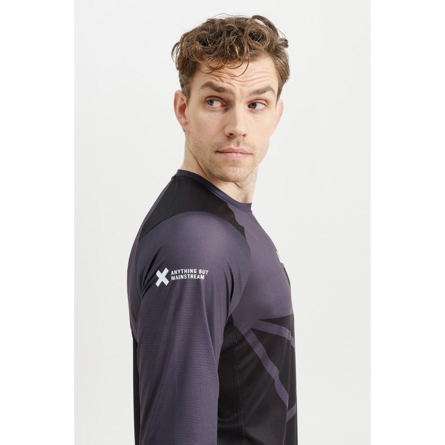 Maillot MTB USWE BERG Manga Larga Negro
