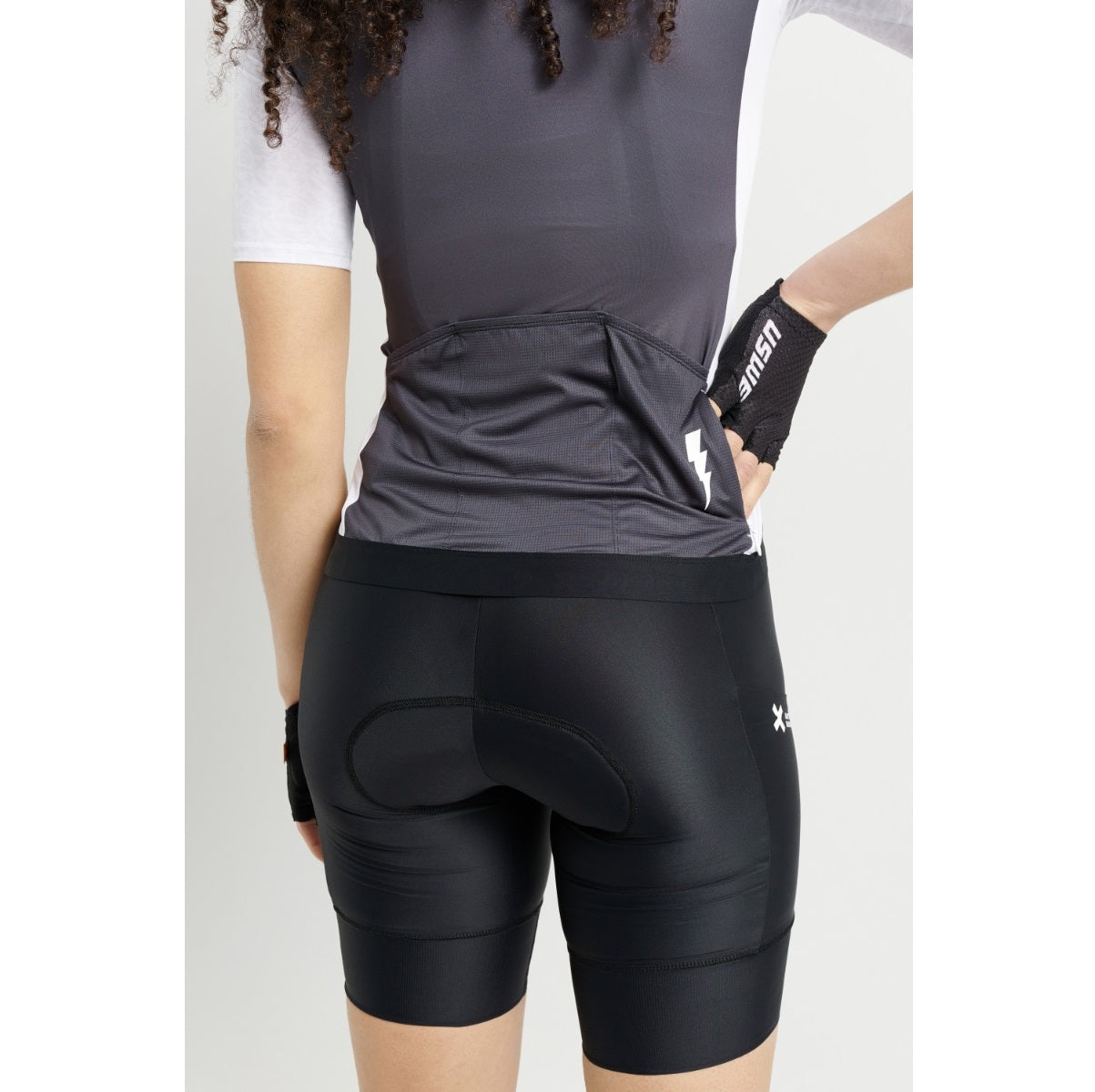 Maillot de manga corta USWE GRUS GRAVEL para mujer Blanco