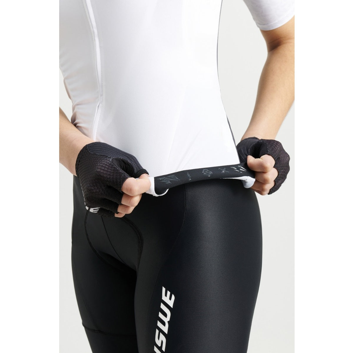 Maillot de manga corta USWE GRUS GRAVEL para mujer Blanco