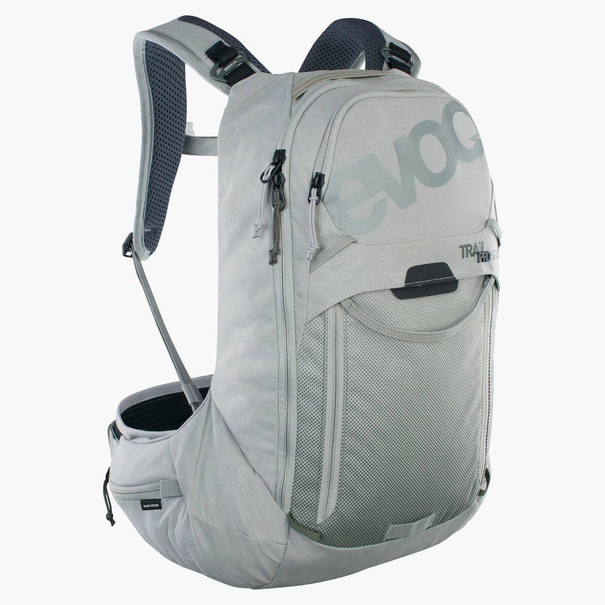 Mochila con protector de espalda EVOC TRAIL PRO SF 12L gris - vista 1