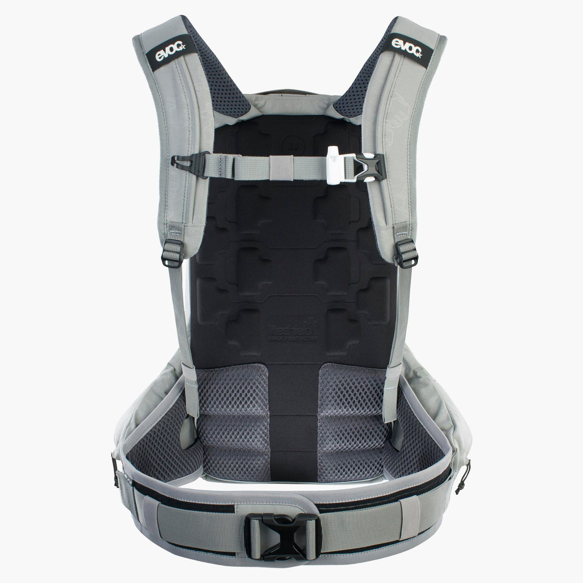 Mochila con protector de espalda EVOC TRAIL PRO SF 12L gris - vista 2