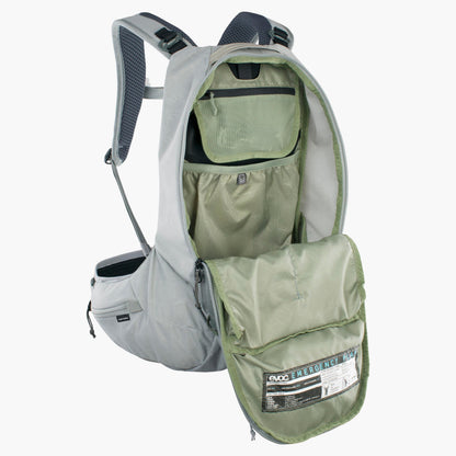 Mochila con protector de espalda EVOC TRAIL PRO SF 12L gris - vista 5