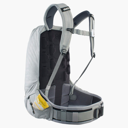 Mochila con protector de espalda EVOC TRAIL PRO SF 12L gris - vista 8