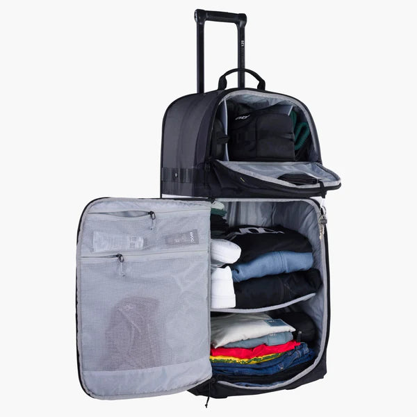 Maleta EVOC WORLD TRAVELLER 125L Negra/blanca
