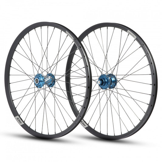 Par de Ruedas PRIDE 24" (507mm) Control V1 Helium Disc Ejes 20/10mm Azul