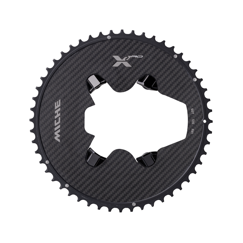 MICHE X2 RD R81 12V Plato externo para Shimano R8100 con sensor de potencia