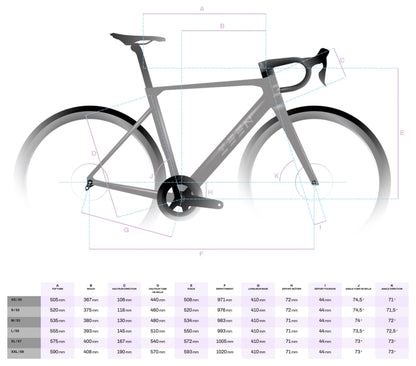 Kit Cuadro ZEEN SUPERLITE Matt Carbon